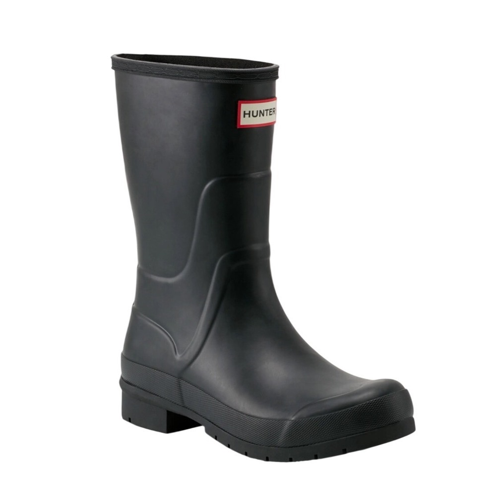 Hunter Original Short Navy Liberty Rain Waterproof Boots Women's Size 9 $200